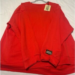 Red Daily Drills Oversized Sweatshirt- M/L